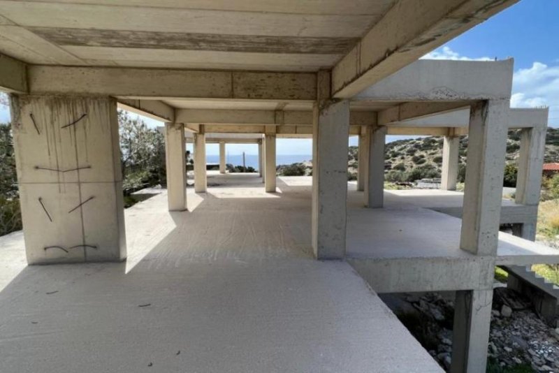 Ierapetra Betonskelett im Dorf am Meer, in der Nähe von Ierapetra Haus kaufen